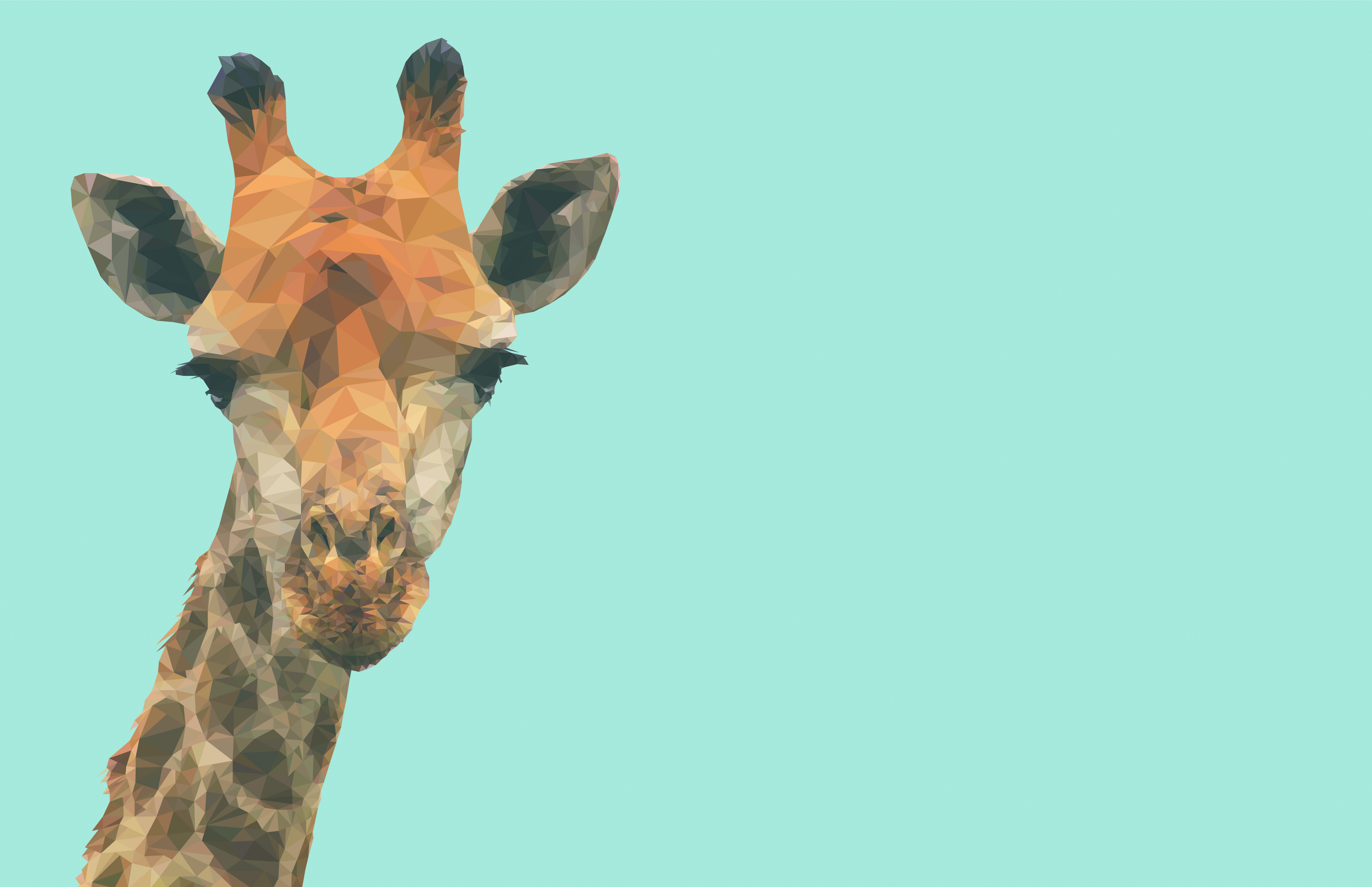 Low Poly Giraffe, 2015